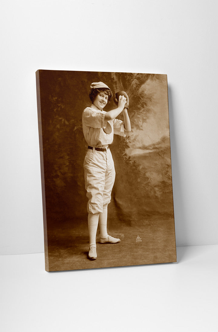 Female Baseball Player, 1913
