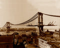 Manhattan Bridge Construction, 1909