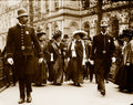 Suffragettes Leaving City Hall