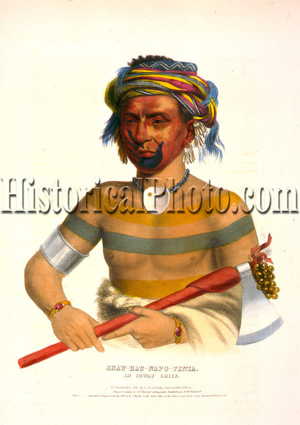 Shau-Hau-Napo-Tinia, an Ioway Chief